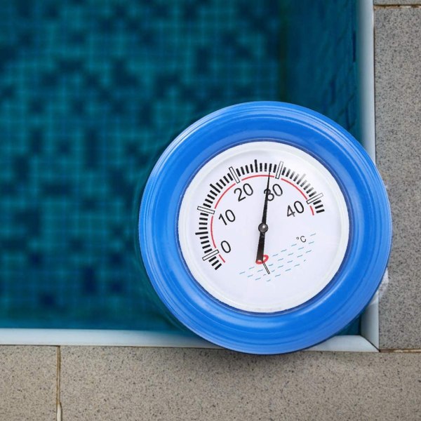 Simbassängstermometer Tillbehör Vattentemperaturmätare Flytande Platta Testare