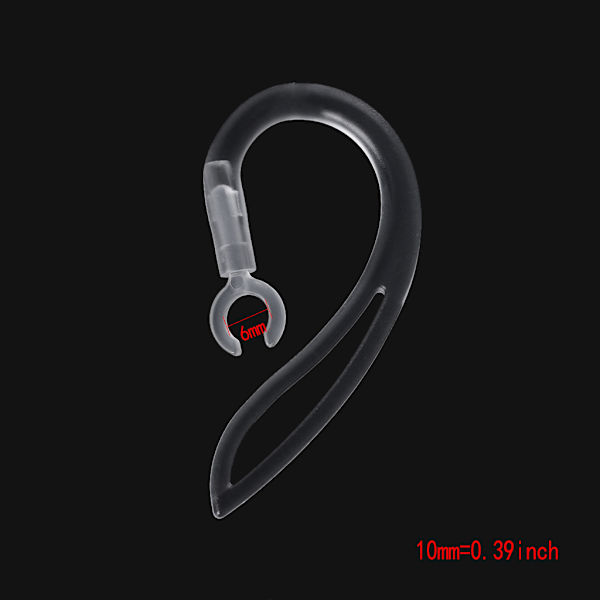 Mini Bluetooth-kompatibla öronsnäckor  Mjukt silikonöronsnäcka  Klämma 1PCS-6mm