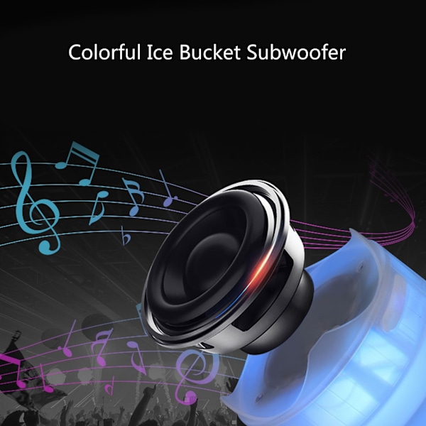 Isbitshållare med Bluetooth-högtalare för båtfester och yachtresor