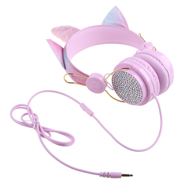 Barnheadset Lärande Rekvisita Universal 3.5mm Jack Bra Hjälp för Onlineklass