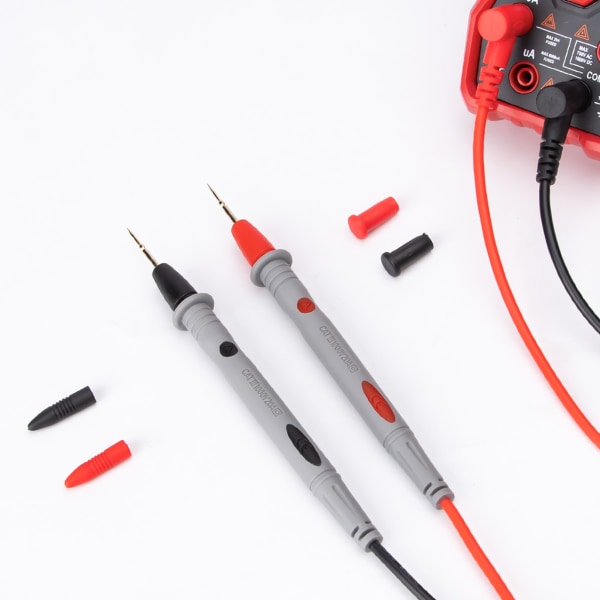 Elektrisk multimeter testledningsset Trådbrandhämmande Förgylld för skarp nålprob