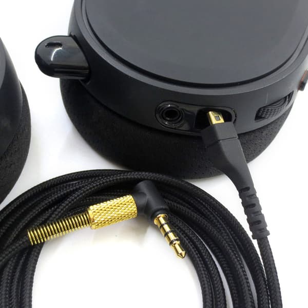 Lydkabel for Arctis 3/5/7/Pro 2m lang gamingheadsetkabel for bærbar PC