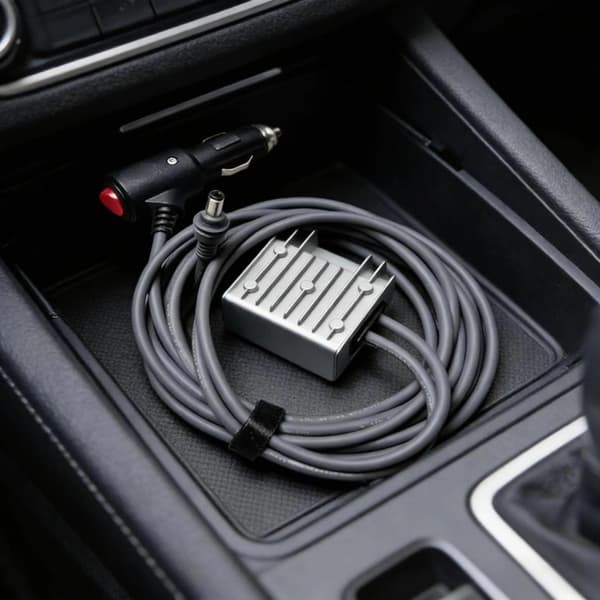 12V 24V til 30V 3.5A Bilstrømkonverter til link Mini Vandtæt Design null - D C 3 m