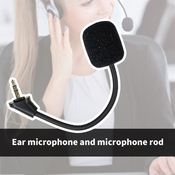 15CM Spelheadset Mikrofon Ersättning för Auditory Technica ATH-GL3 och GDL3
