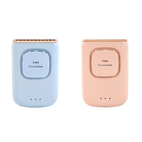 Halsbandsfläkt med iskompressfunktion och lång batteritid Pink