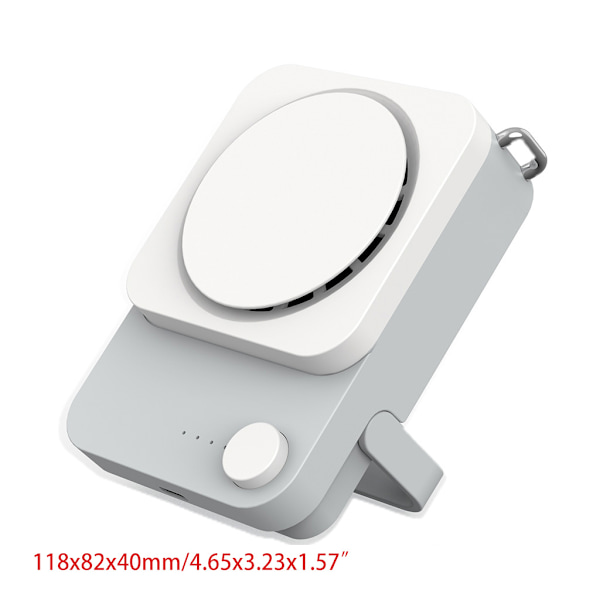 Portabel Halsfläkt Mini USB-laddning Luftkylare Batteridriven Med Snodd
