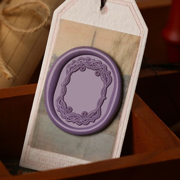 Voksseglstempelhode, rundt/ovalt/kvadratisk voksstempelhode for scrapbooking I