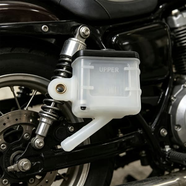 ABS Motorcykel Bromsvätskebehållare Liten Storlek Lättviktsdesign null - Transparent small 