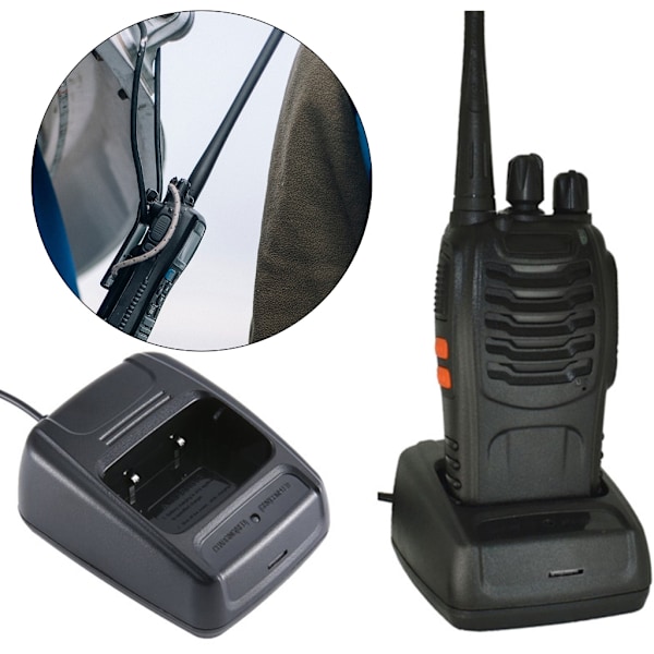 USB-laddningsdocka för skrivbord för BF666s/777s/888s/999s/C1 Tvåvägsradio