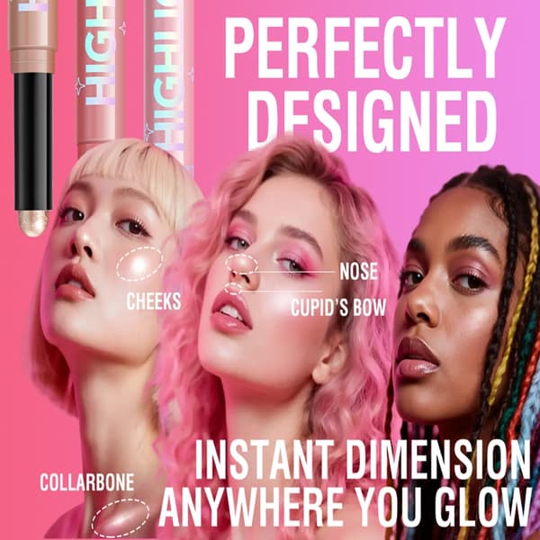 Resevänlig Highlighting Contouring Stick för snabb, byggbar täckning 01color