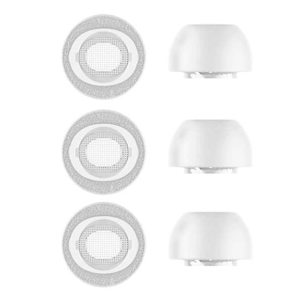 Holdbare Svampe Ørepropper til Buds 3Pro, Skum Ørepropper Komfortabel Oplevelse null - Off white large size