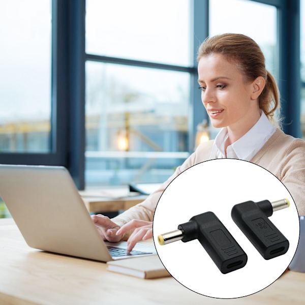 Resevänlig Typ C till DC5.5x2.5mm-adapter för A53V/A55V bärbara datorer Laddningsadapter PD Emulator Triggers Power Delivery