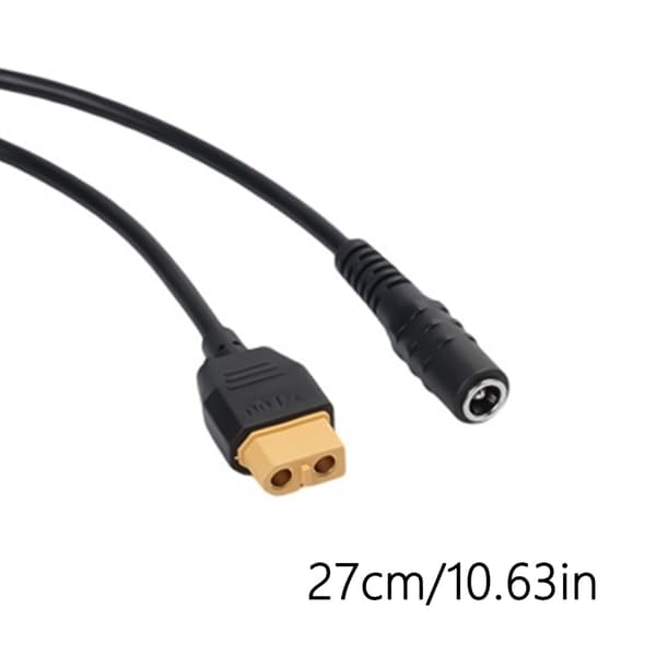 Strömkabel XT60 Hona till DC5.5x2.1mm/DC5.5x2.5mm Adapter för Balansladdare null - 5.5x2.1mm interface
