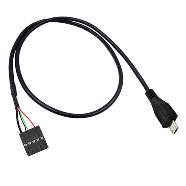 USB 2.0 Mini 5Pin uros - 9Pin naaras adapterikaapeli 2.54 USB-otsikko emolevy Mini1