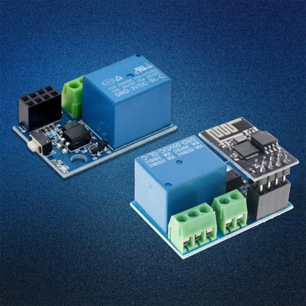 ESP8266 Basert ESP01S Relémodul med Android-appstøtte for IoT-hjemmeautomatiseringssystemer Mobil enhetsintegrasjon null - With ESP01