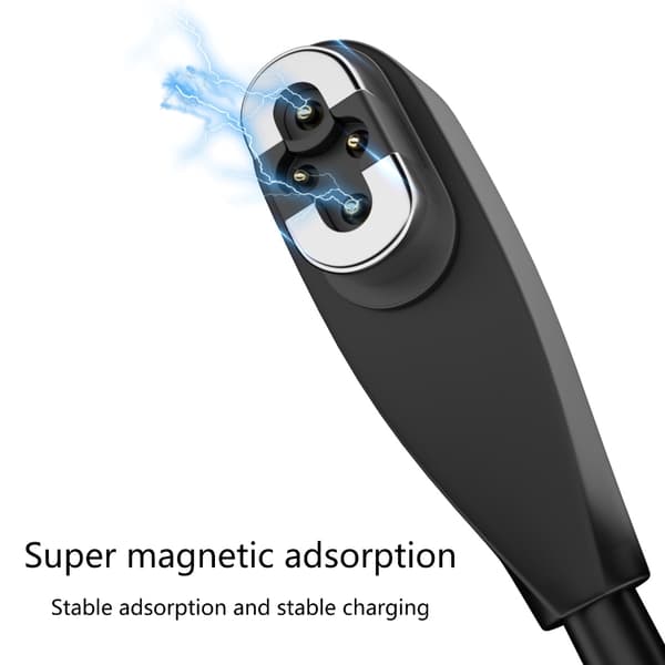 1 m Magnetisk Øretelefon Opladerkabel til S710 Øretelefoner null - USB