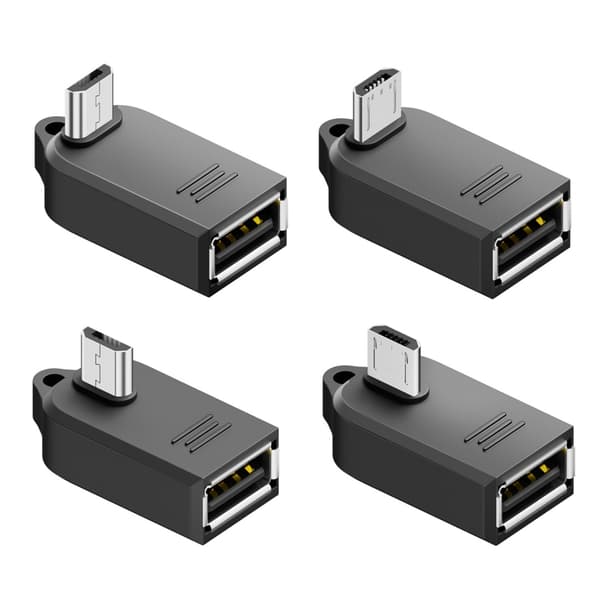 5-bens USB til USB hun OTG-adapter til smartphones, tablets og andre enheder null - AMC01 upward bend