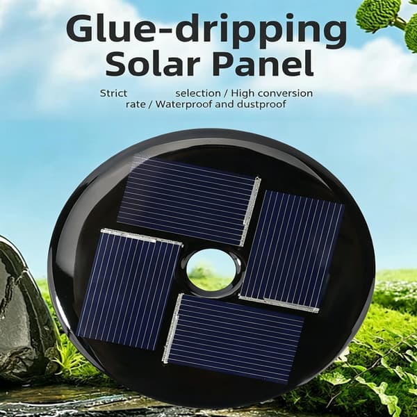 Miniatyr 2V Solpanel Enkristall Kisel Epoxi Kristall Epoxi