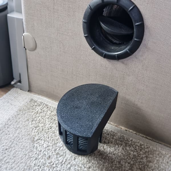 Viktig oppgradering av radiatorventil for bobiler, langvarig plastkonstruksjon Gray