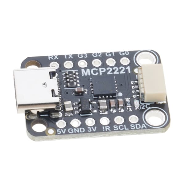 Hög Integration MCP2221A USB till GPIO ADC Modul för Effektiv Prototypdesign Förbättrar Enhetskontroll Breakoutkort