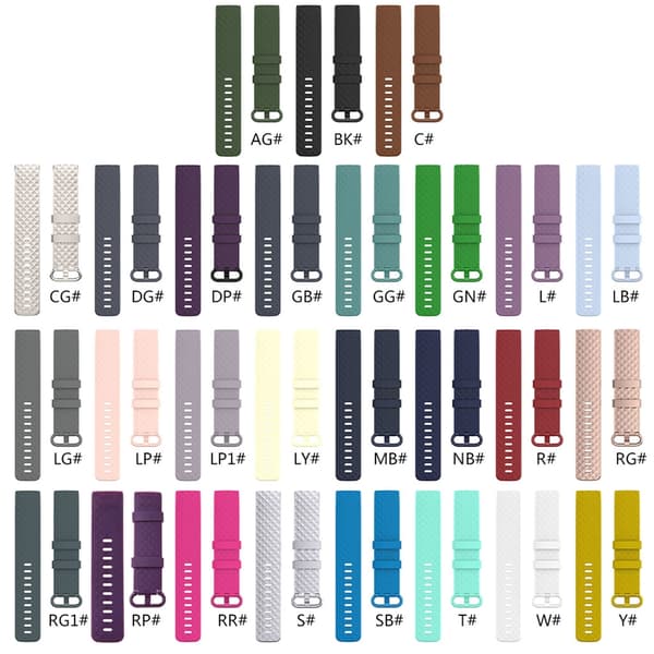 Kellon ranneke Fitbit Charge 3/4 TPE pehmeä hihna kellon rannekoru Eep purple