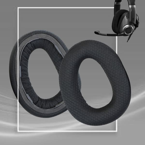 Komfortable øreputer i proteinlær for H6PRO Over Ear-headset Nubuck leather