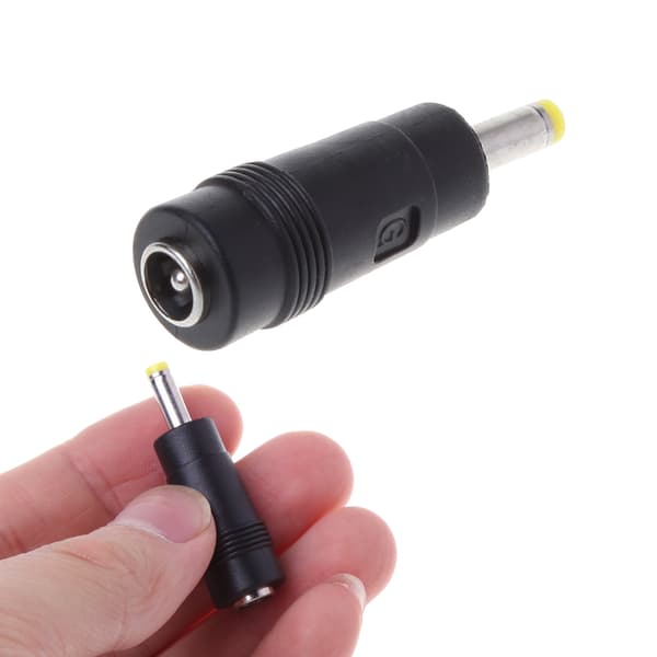 5,5 x 2,1 mm hun-jack til 4,0 x 1,7 mm han CCTV til DC-strømstikadapter