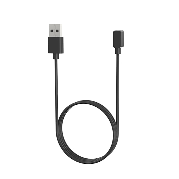 Strömförsörjningsadapter Magnetisk Laddare USB Laddningskabel Linjestativ för Watch 4 Black 60cm