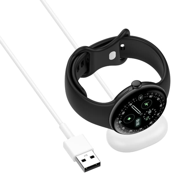 USB magnetisk laddningskabel för bärbara enheter White