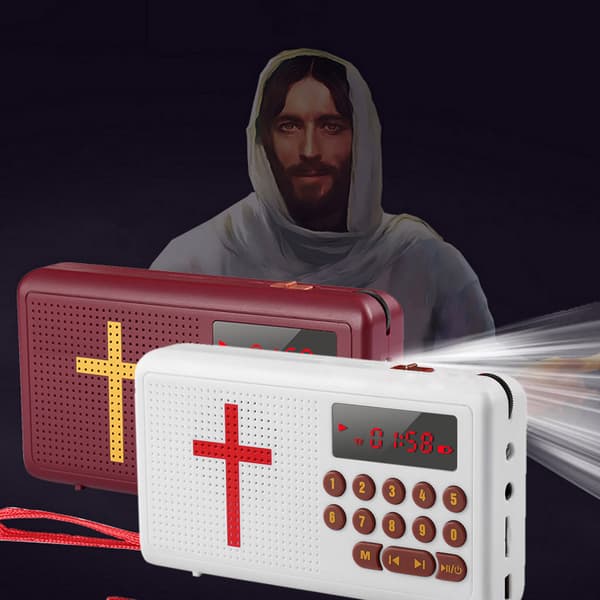 Lydbibelafspiller Elektronisk Bibel Talende Konge til James Version Bibel Lyd Red