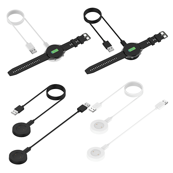 Magnetisk Strömadapter USB Laddningskabel för Huawei Watch GT/GT2/för Honor/Magic Black