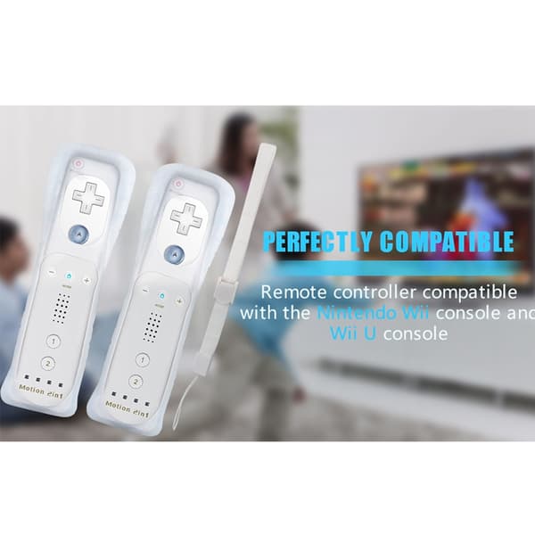 For fjernkontroll + Nunchuck White
