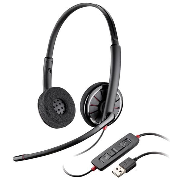 Udskiftning af ørepuder, pudebetræk, dele, ørepuder til Blackwire C320 USB