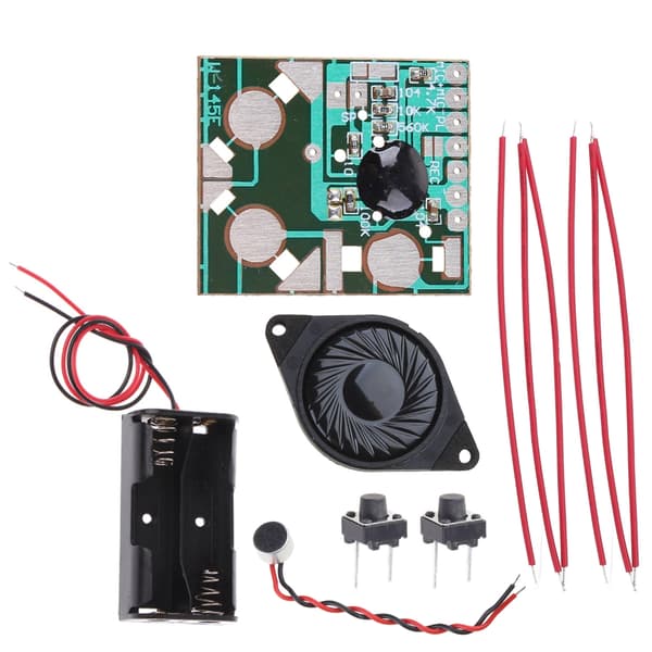 DIY Elektronisk Sett Stemmeopptak IC Modul Mini Digital Chip Opptaker Musikk Ca