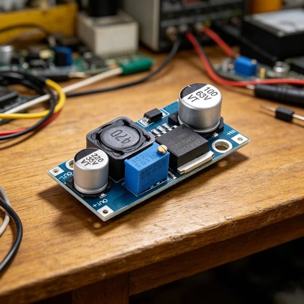 Effektive justerbare buck-omformere for LED-belysning og elektronisk prototyping
