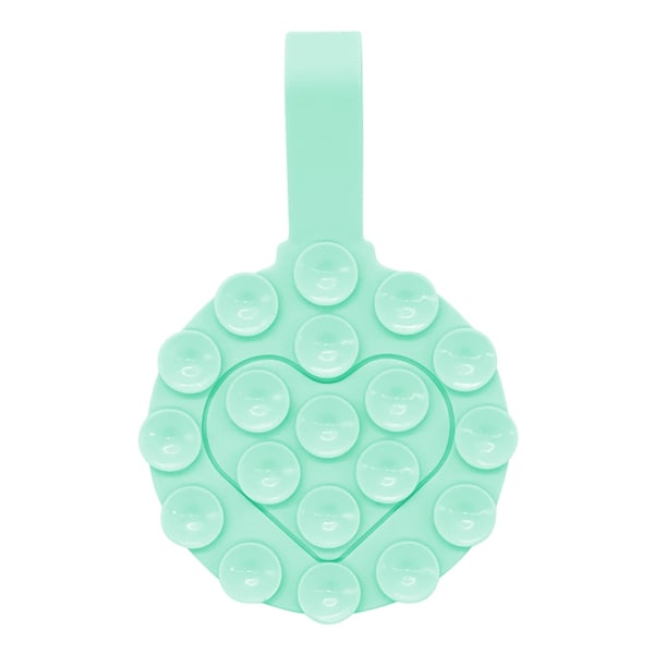 Säker telefonhållare i gummi med stark sugkopp, flexibel för alla ytor Mint Green