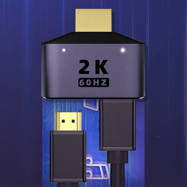 Splitter 1 in 2 ut strömförsörjd videosplitter stöder UltraHD 1080P