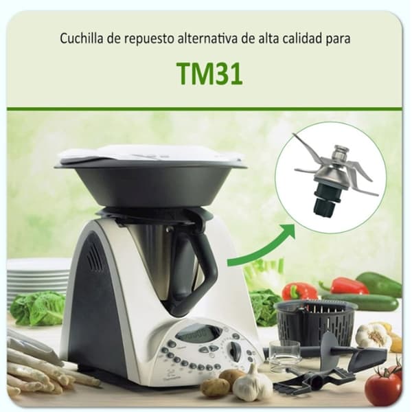 Blenderkomponent i rostfritt stål, precisionsmixerhuvud för TM31-serien