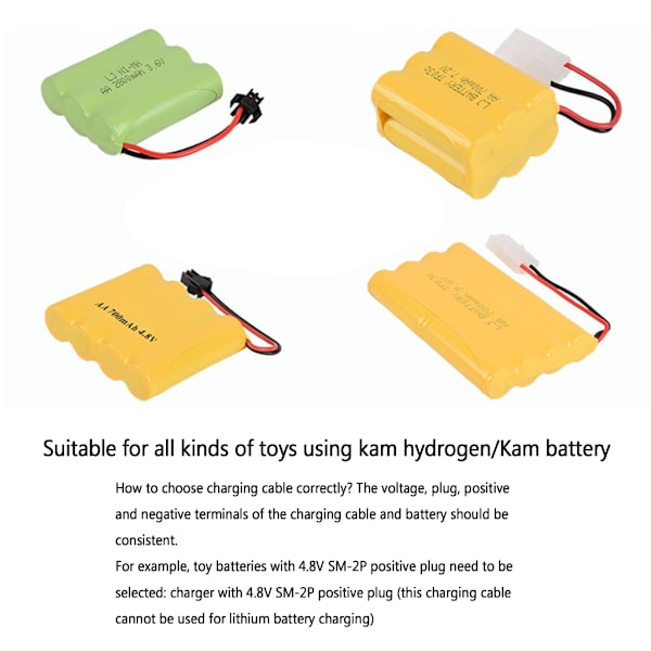9.6V NiCd/NiMH Batteri USB Laddare 200mA för RC Bil Båt för Tank Leksaker Positive
