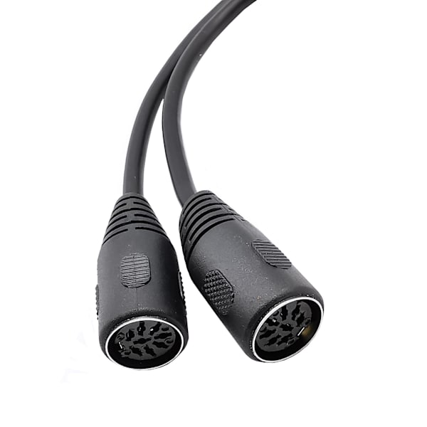 8-Pin Din Splitterkabel 1 Han til 2 Hun-kabel til Lydsystemer