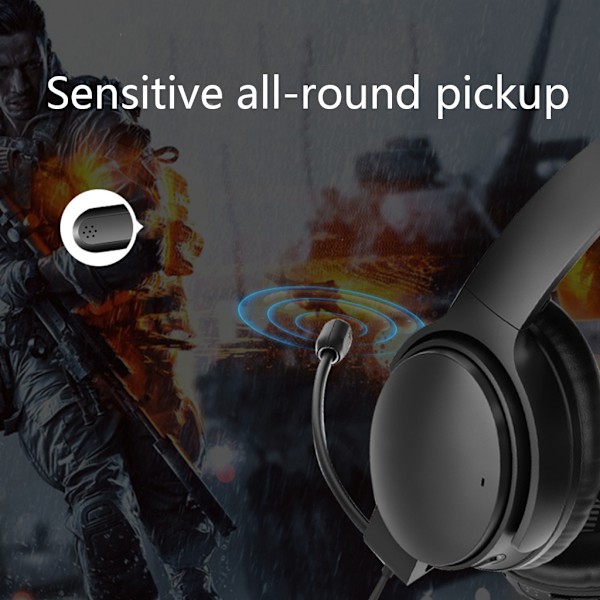 Professionell Kondensatormikrofon för Videoskjutning 3,5 mm för QC35 QC35II