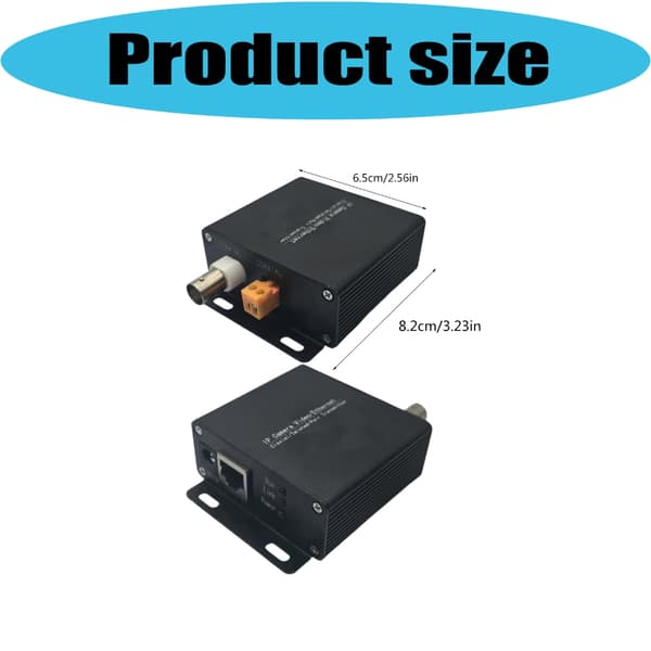 Rask koaksialomformer utvider Ethernet-signal over 500 meter avstand