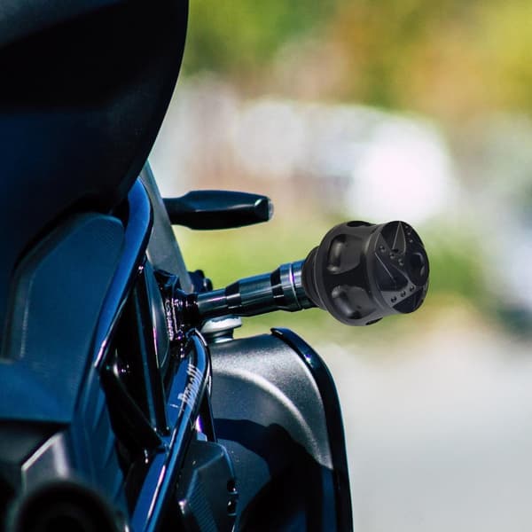 Universal Motorcykel Gaffel Kraschskydd Fallskydd Aluminium Fallblock Black