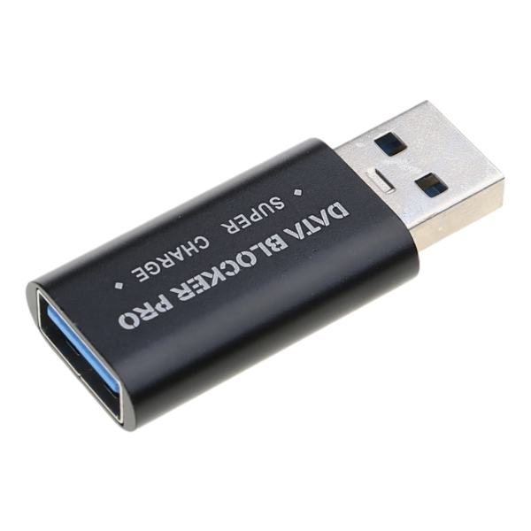 USB-datablockering snabbladdningsadapter för säker datatransfer och stöldskydd
