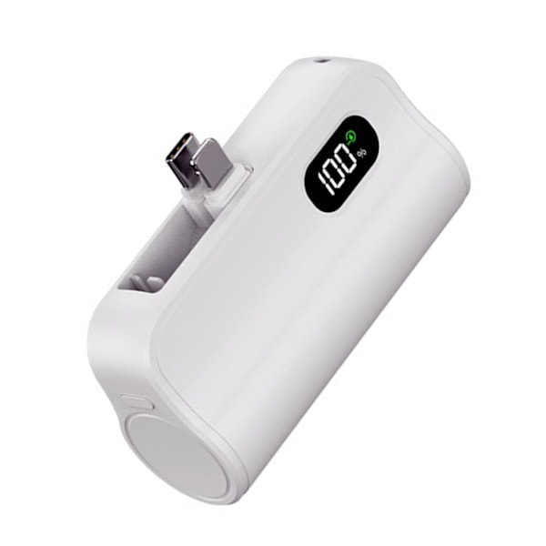 Uppgraderingar Externt Batteripaket Resevänligt DIY Laddarfodral för Telefoner White