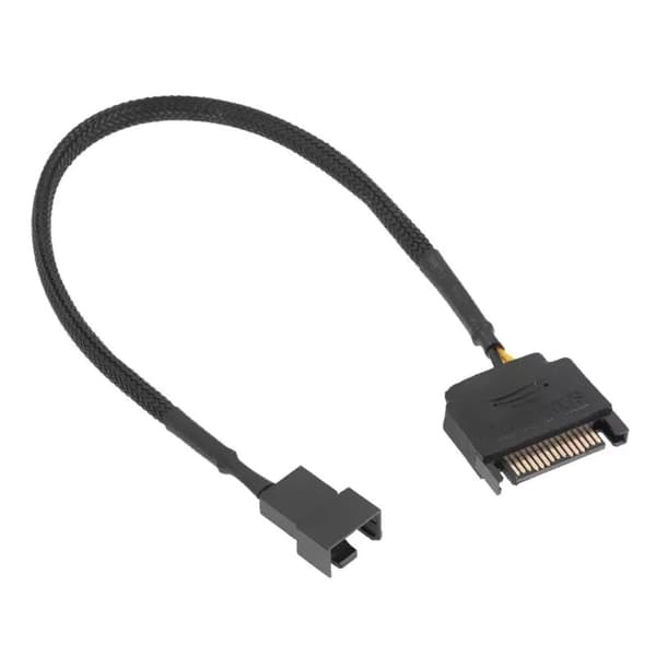 SATA til 3-pin/4-pin PWM-kabel med strømforsyning til blæser Computerkabel til blæserstrøm
