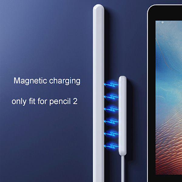 Laddningsadapterkabel för Pencil 2 2:a USB C Magnetisk Laddningskabel Typ C Laddare 35cm/13.8''