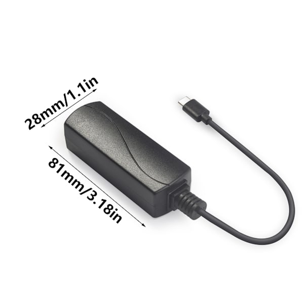 USB C til Ethernet Adapter Internet Adapter med 10/100 Mbps til Telefoner Tablet