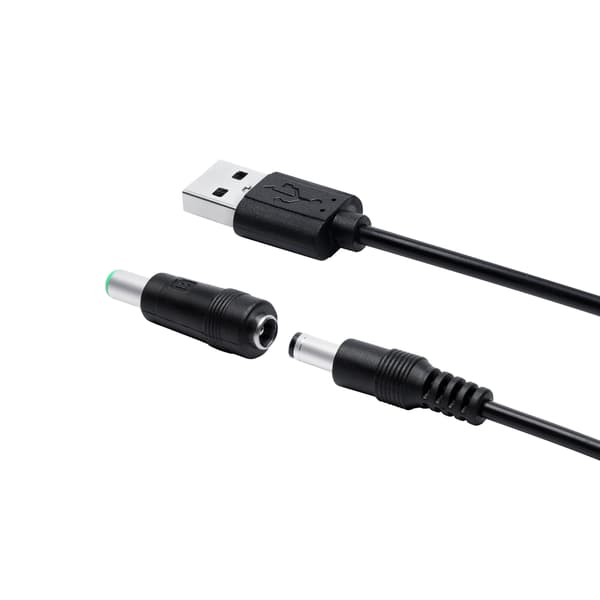 8 i 1 5V USB til DC 5.5x2.1mm stik opladerkabel til ventilatorhøjttaler router LED