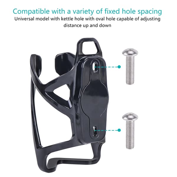 Multifunksjonell Sykkel Vannflaskeholder Drikkestøtte Med Integrert Lokalisator null - Back cover